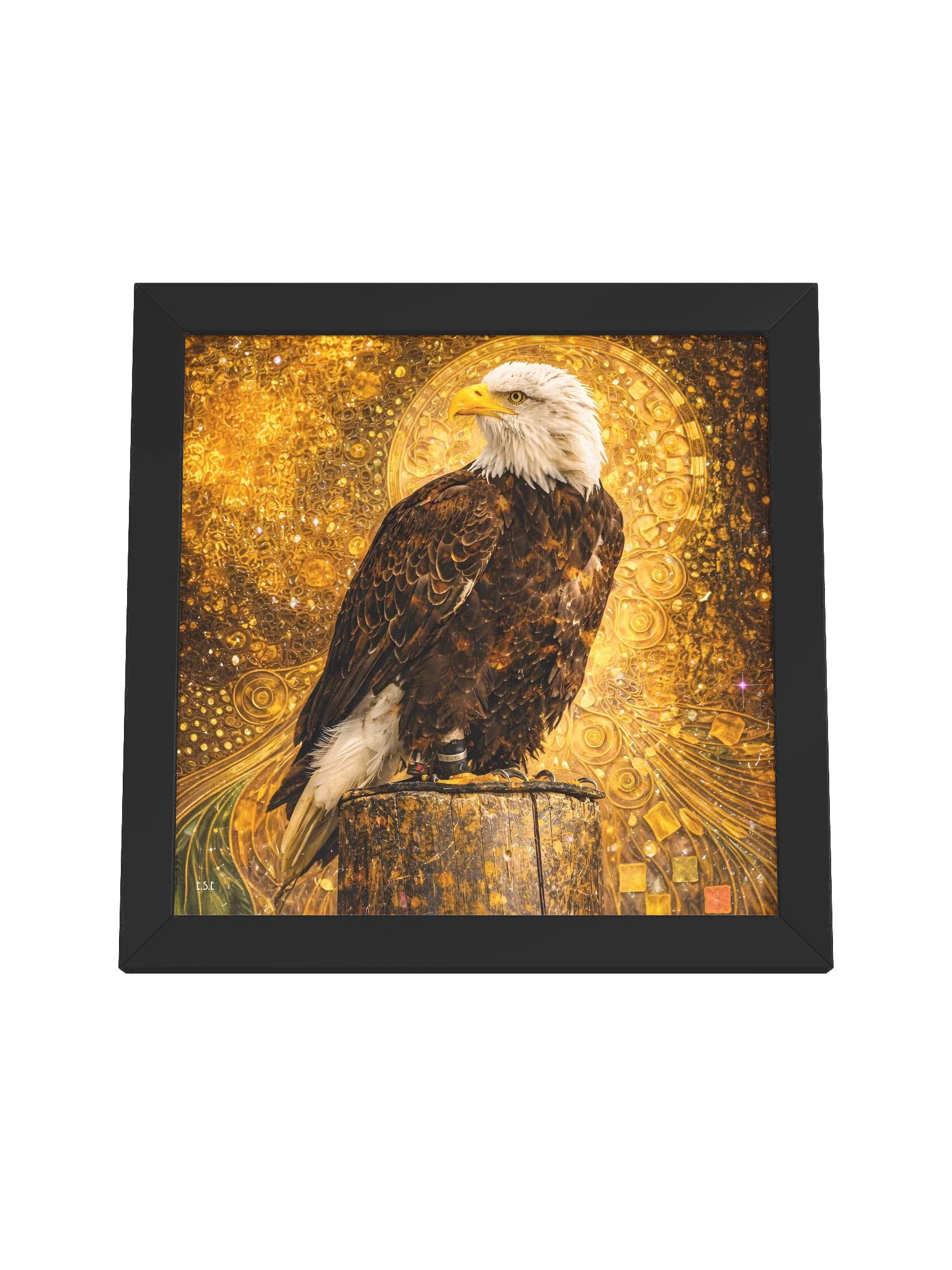 Majestätischer Adler im goldenen Jugendstil product image (60)