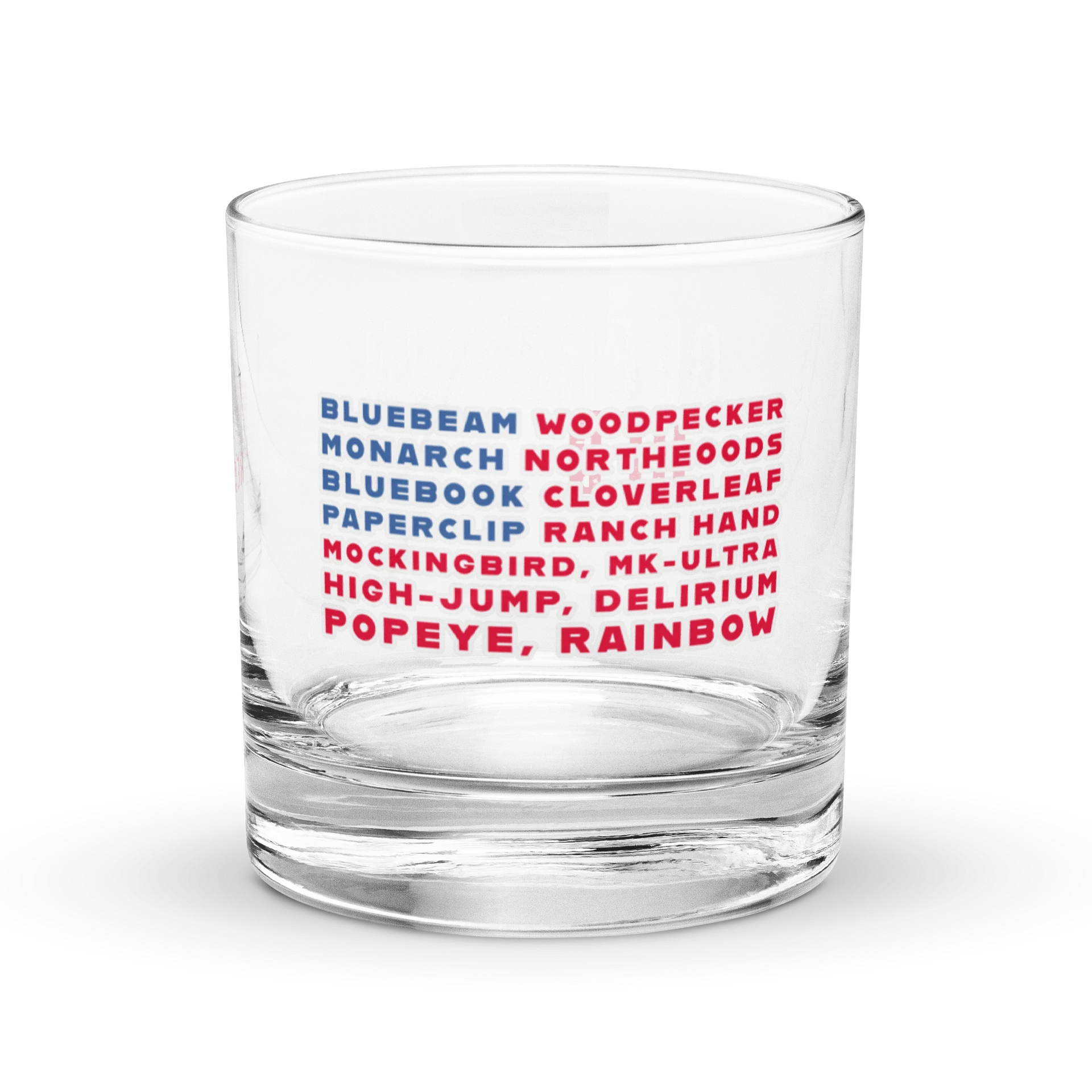 "Uncle Sam Secret Projects" Rocks Glass product image (1)