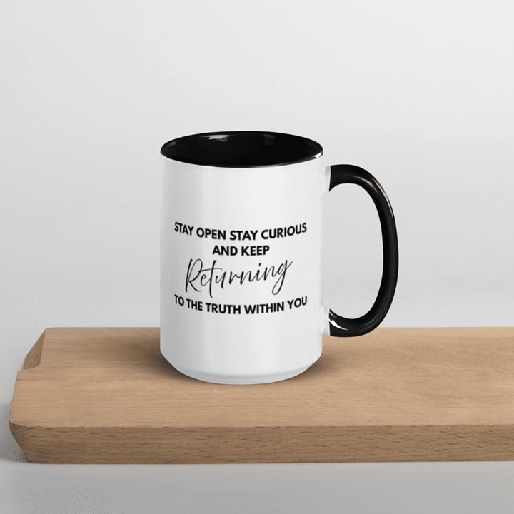 The Returned Official Podcast Mug | NDEs, Awakening & Beyond | 15oz Two-Tone Ceramic product image (2)