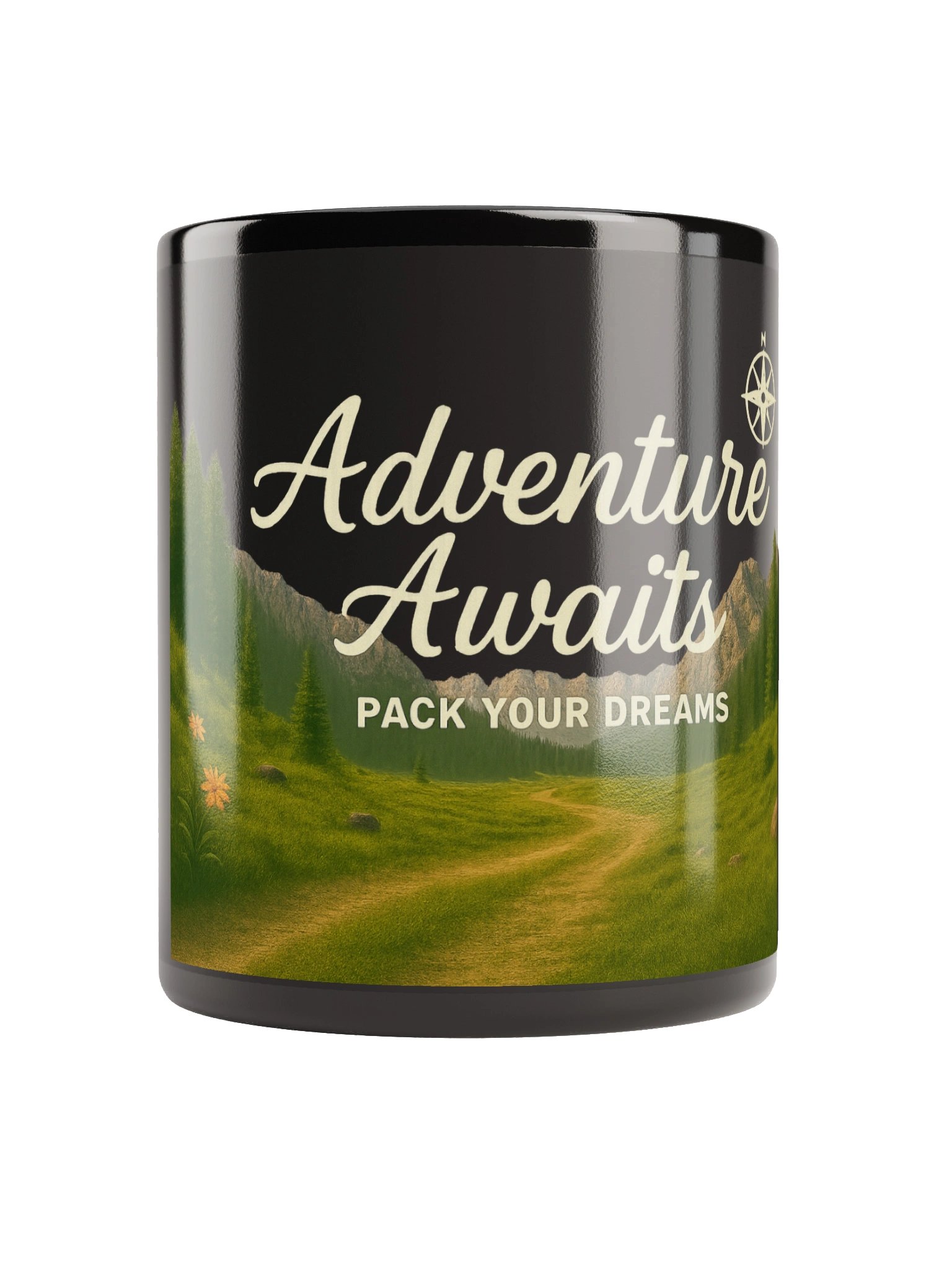 DreamTrail™ Compass Mug 📝 Description: product image (1)