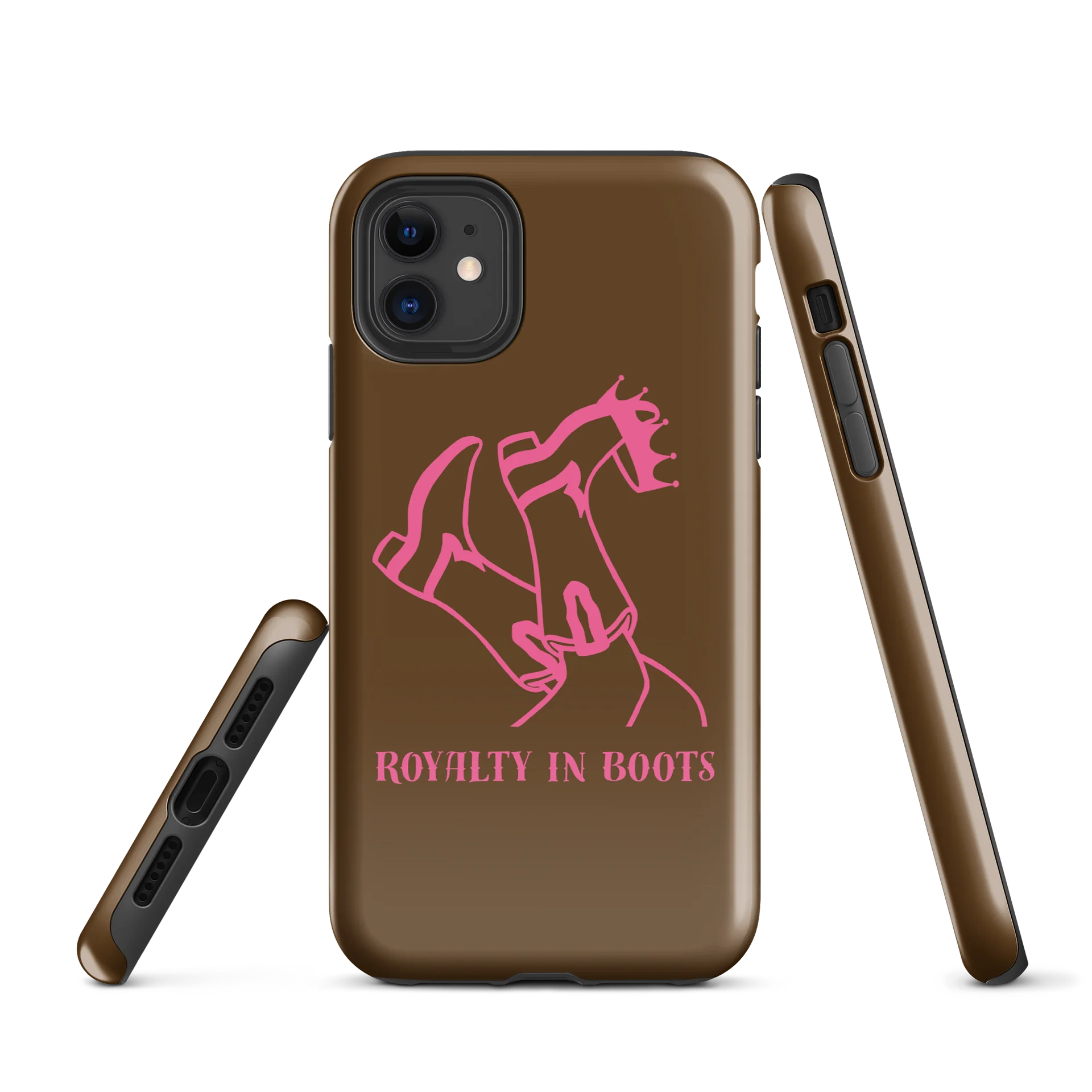 LDQ Brown iPhone case product image (1)