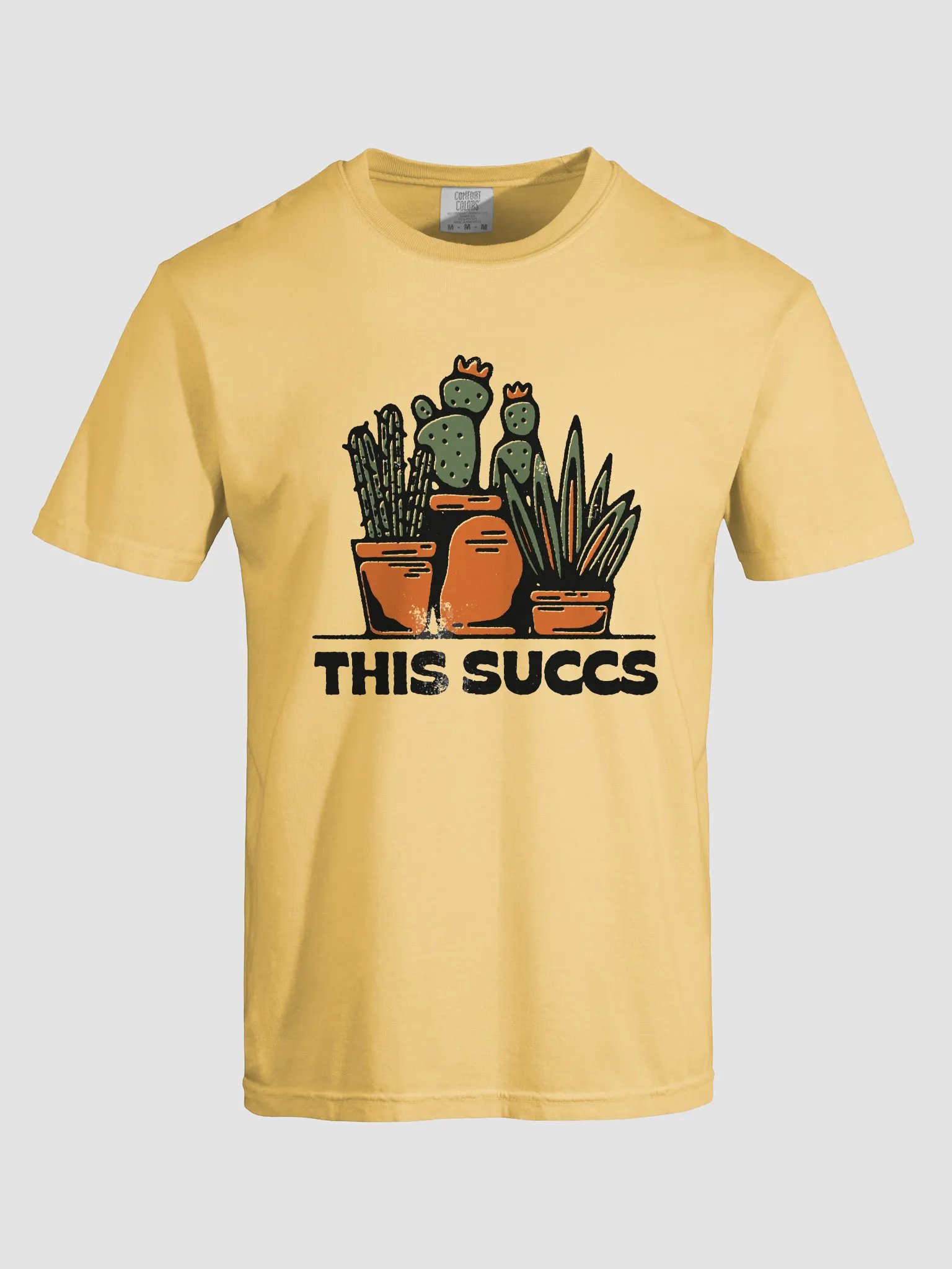 This Succs | Funny Retro-Style Hipster T-Shirt of Succulent Plants for Gardening and Plant Lovers product image (25)