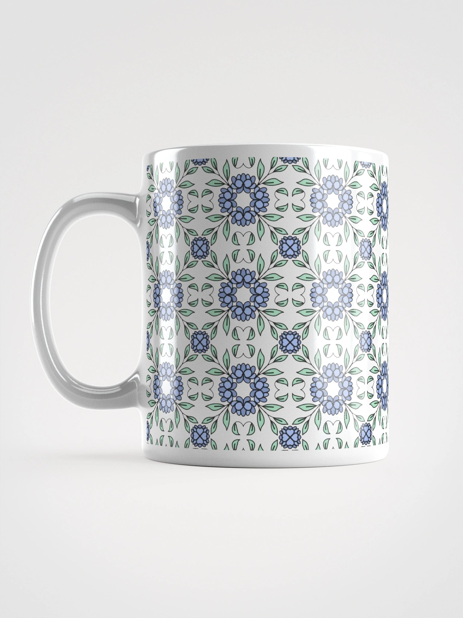 May Blue Floral Mug product image (7)