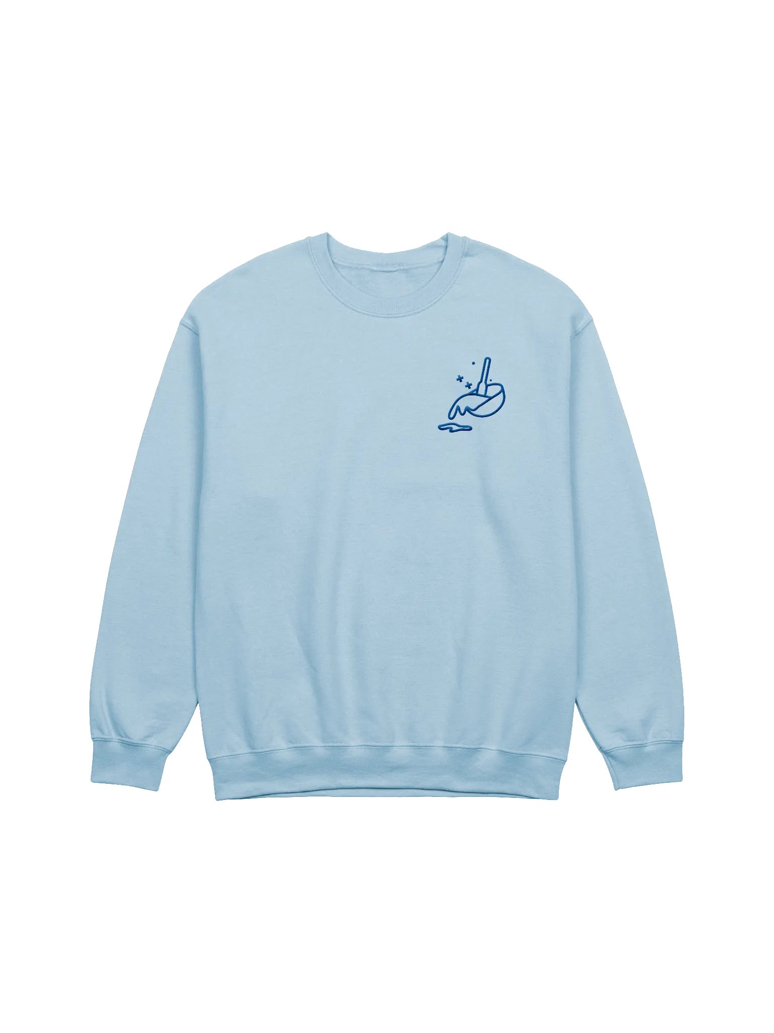 The Amateur Embroidered Sweater (Blue) product image (3)