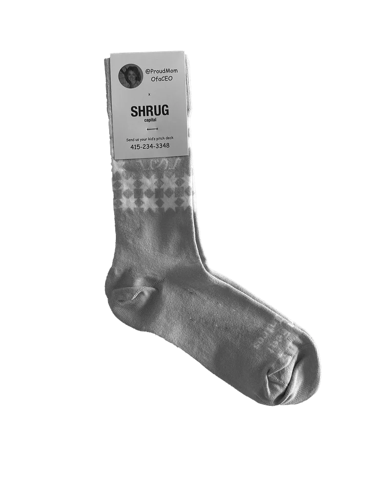 Shrug x Proud Mom of a CEO Socks product image (1)