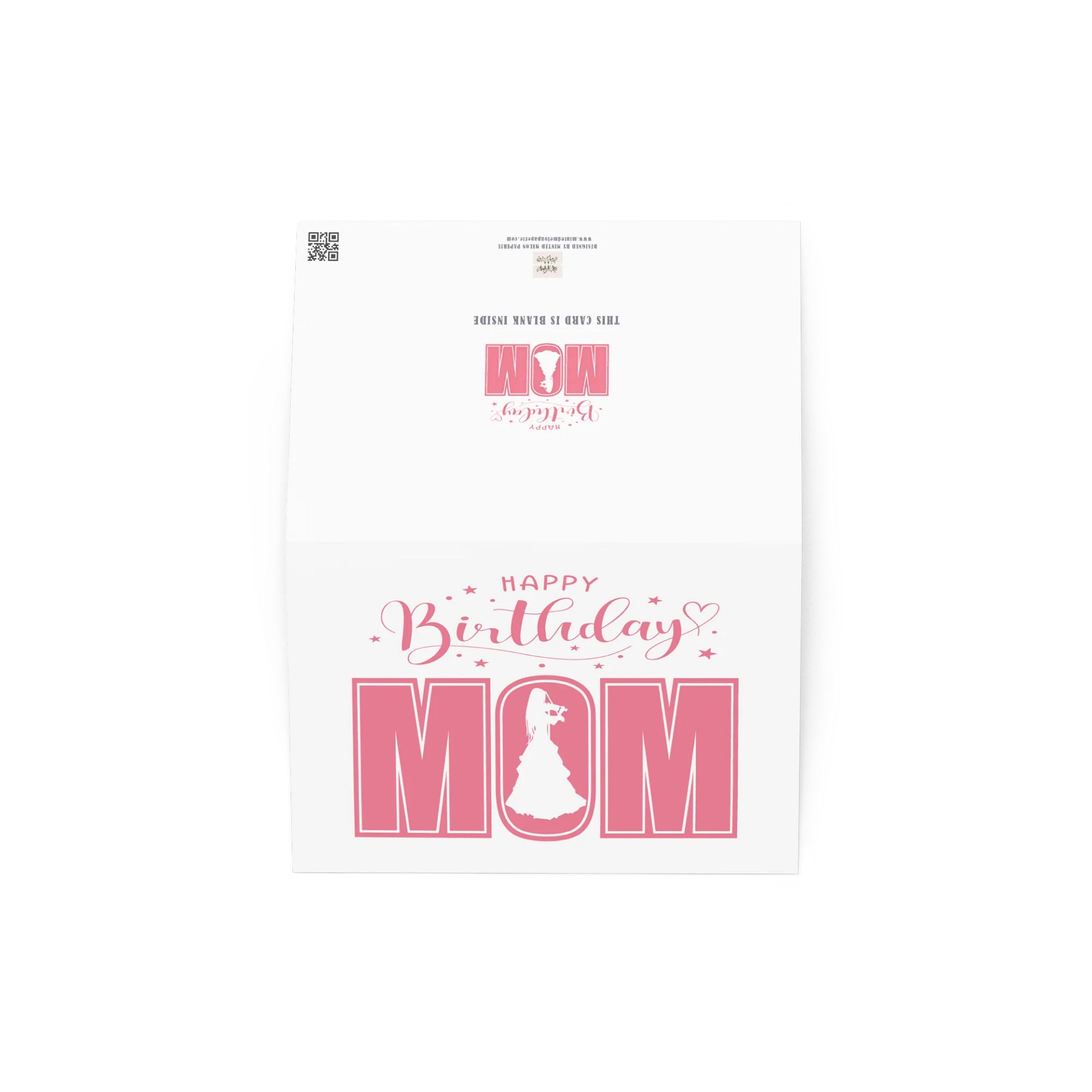 Pink Violin Mom Happy Birthday Card product image (3)