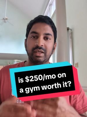 is $250/mo on a gym worth it? #investment #roi #personalfinance #wealth #friendship 