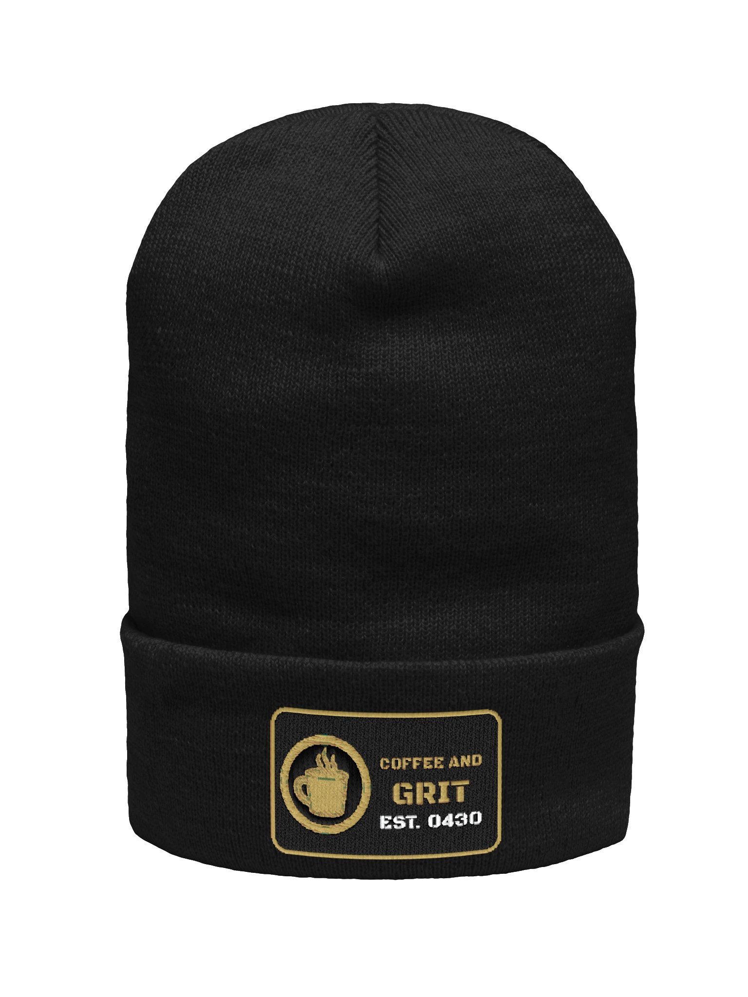 Coffee and Grit Est. 0430 Beanie product image (1)