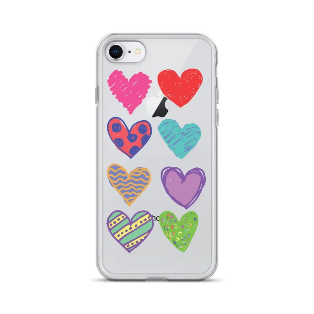 Vibrant Hearts iPhone® Case product image (24)