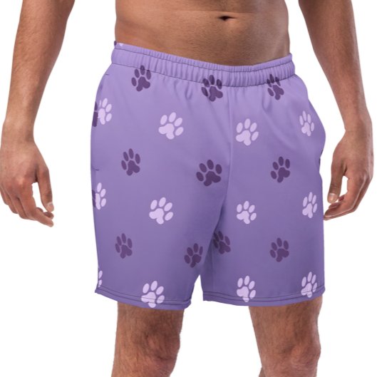 Paw Print Swim Trunks product image (1)