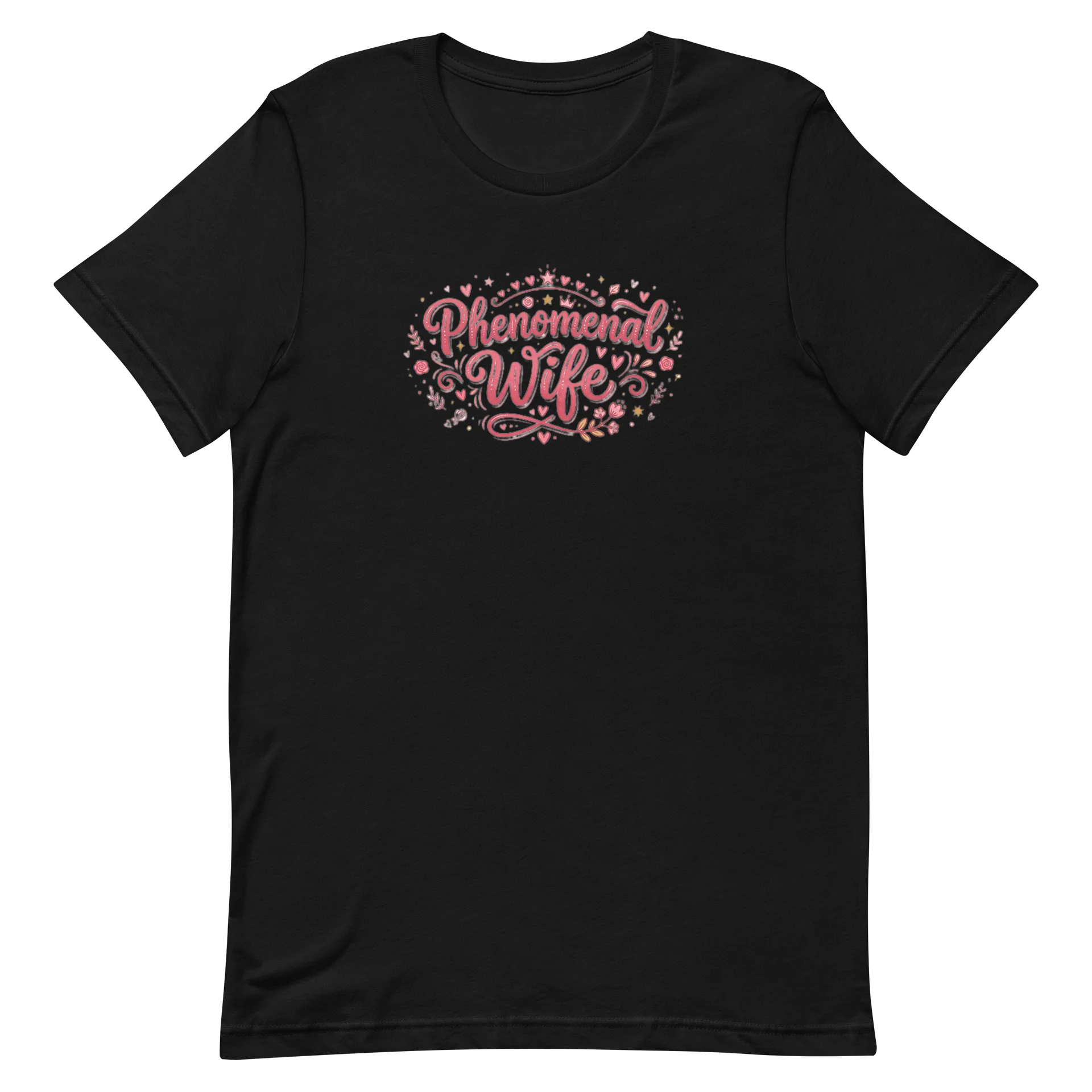 Phenomenal Wife Pink Heart Script Tee product image (2)