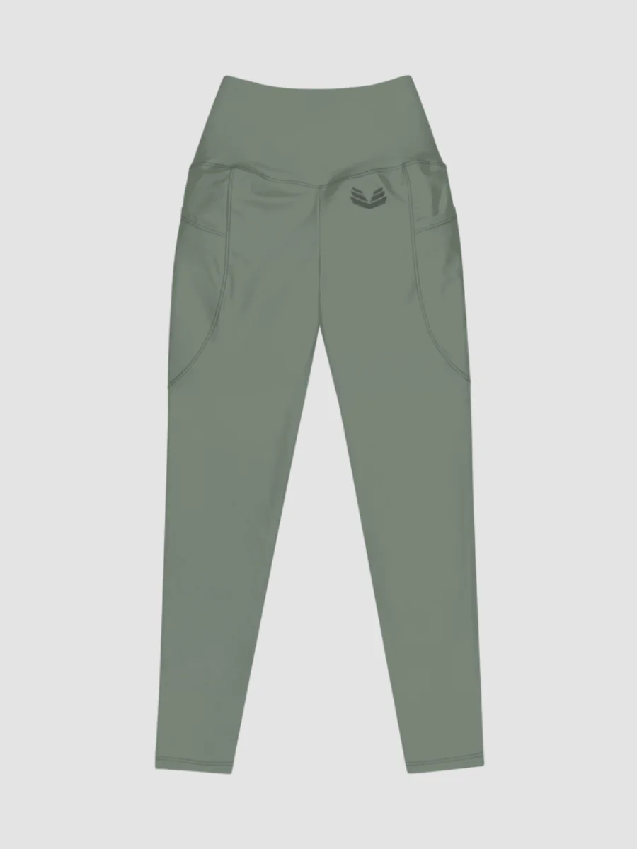 Leggings with Pockets - Sage Green product image (6)