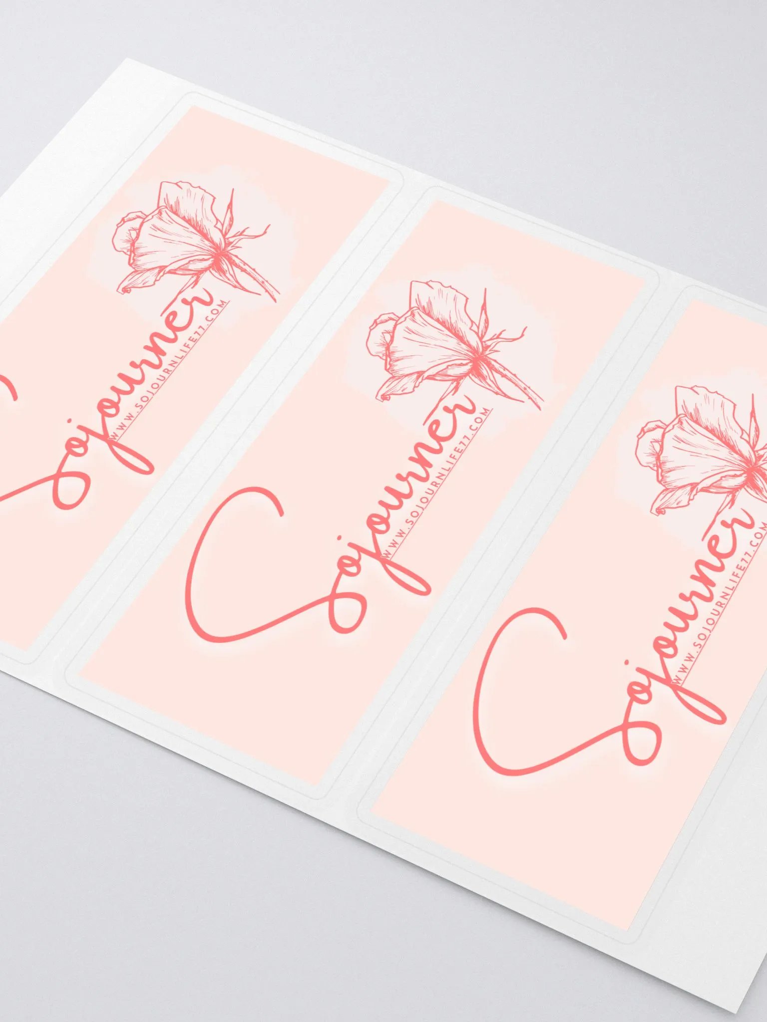 SOJOurner Flower - Kiss Cut Sticker Sheet with Background product image (2)