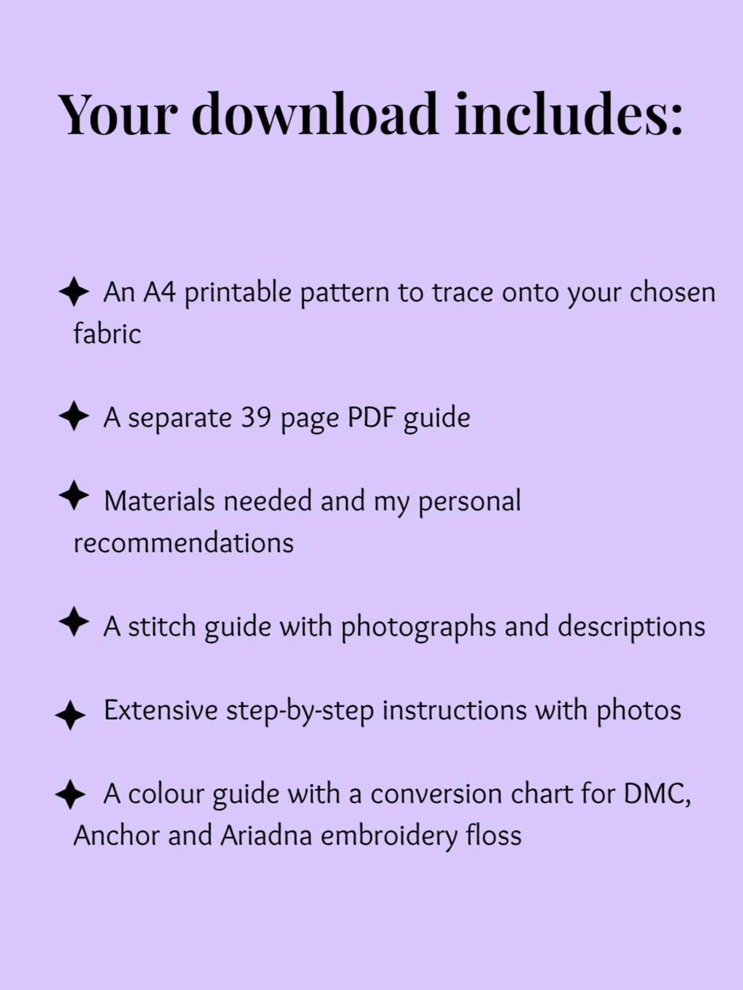 Jimothy hand embroidery pattern PDF raccoon step by step thread painting instructions product image (2)