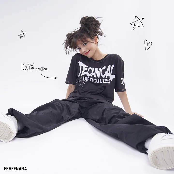 TECHNICAL DIFFICULTIES TEE - [BLACK] product image (1)