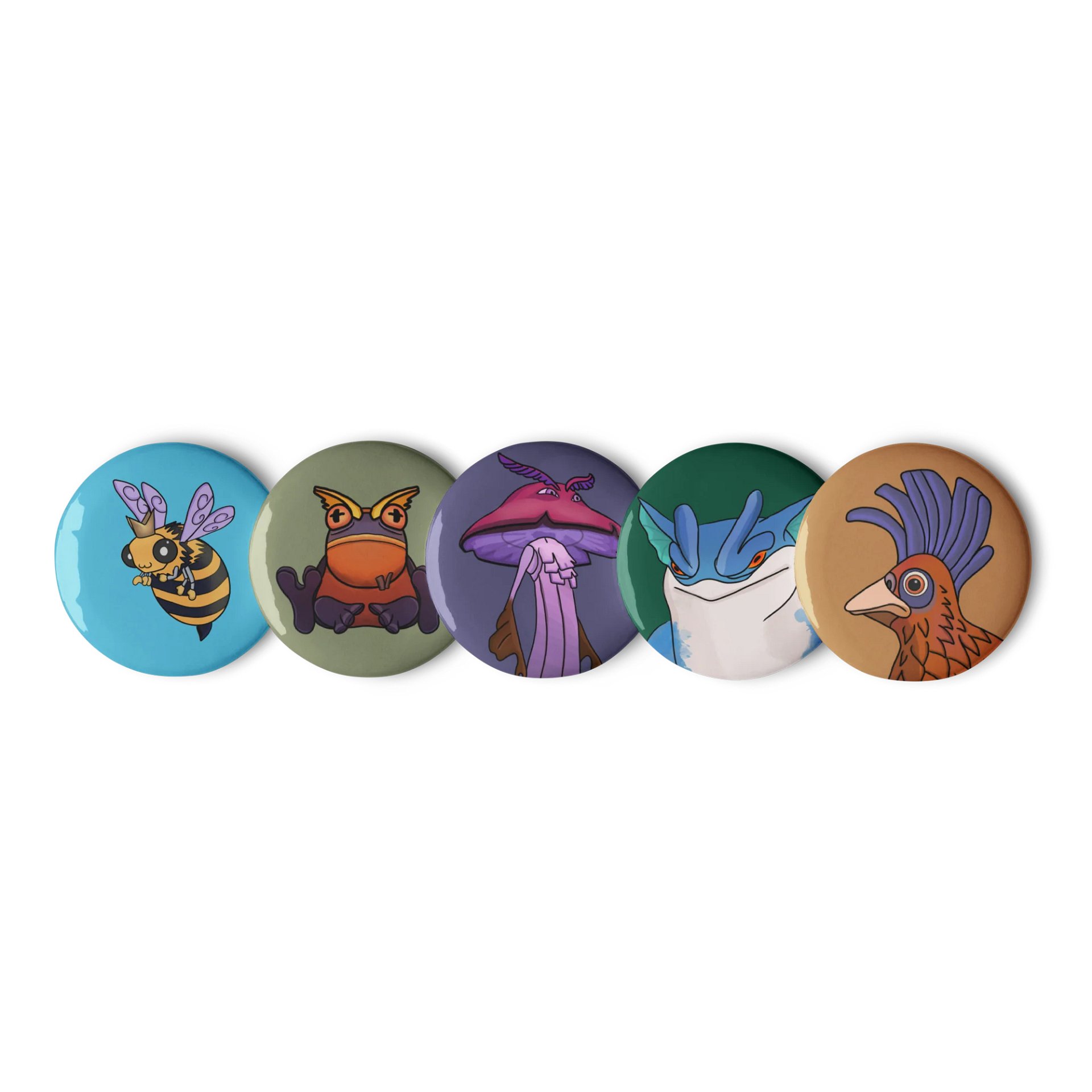 Palia Elderwood Mix Set - Pin Buttons product image (2)
