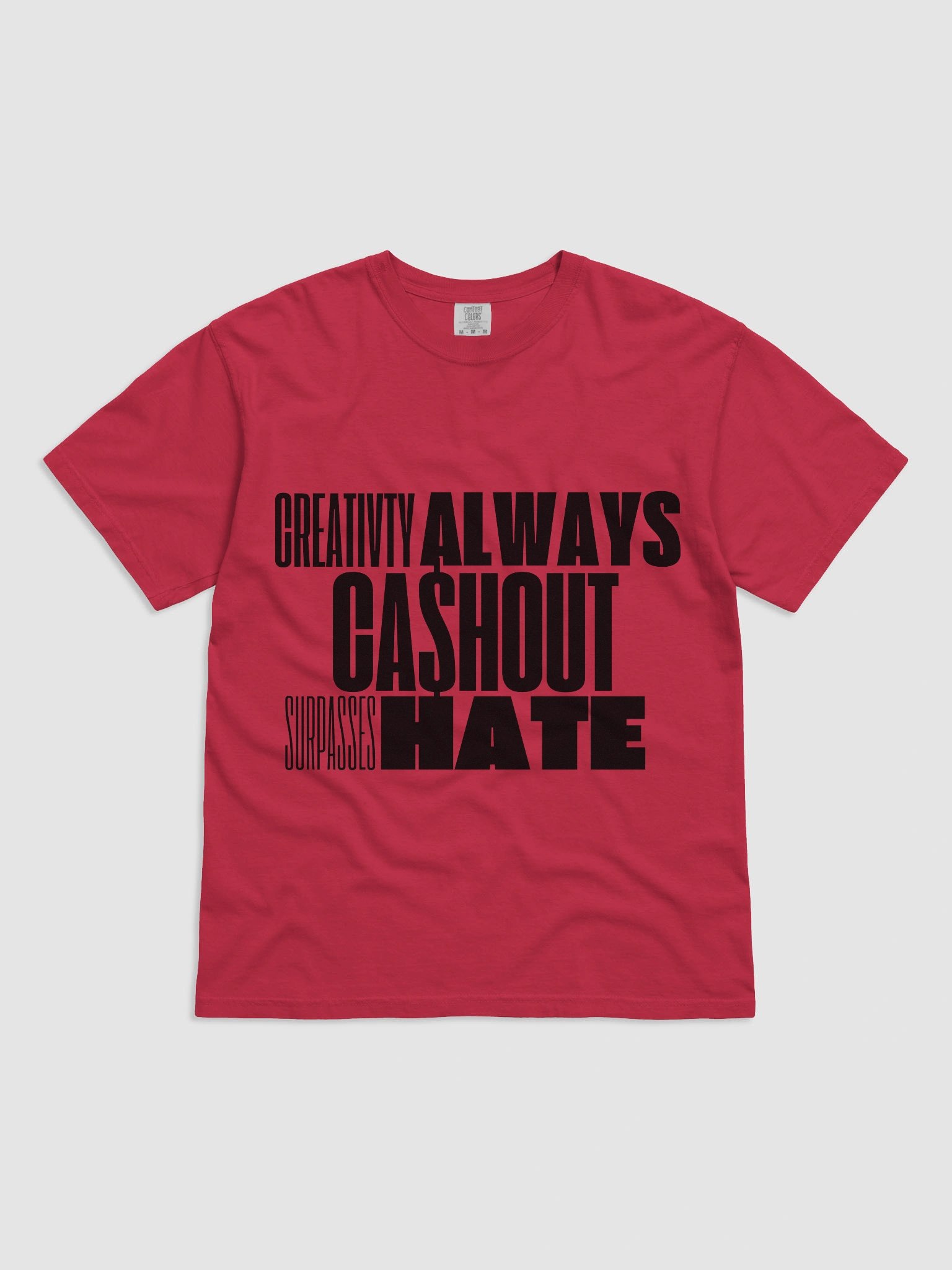 CASHOUT Signature Tee (Black Letters) product image (5)