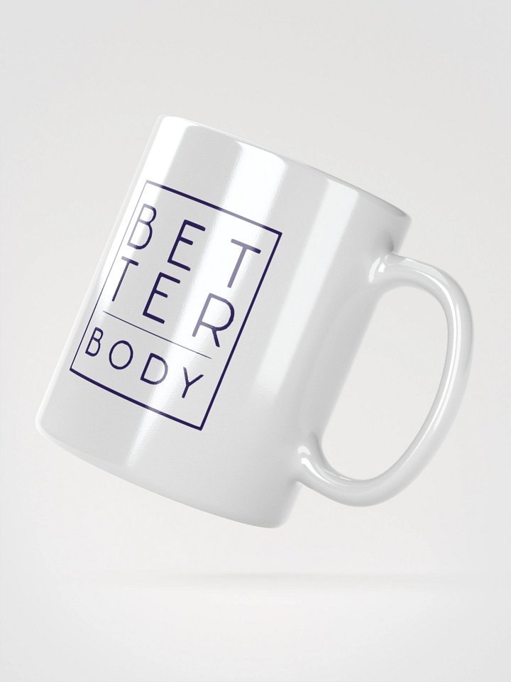 Better Body Black/Blue Logo Motivation Mug product image (5)