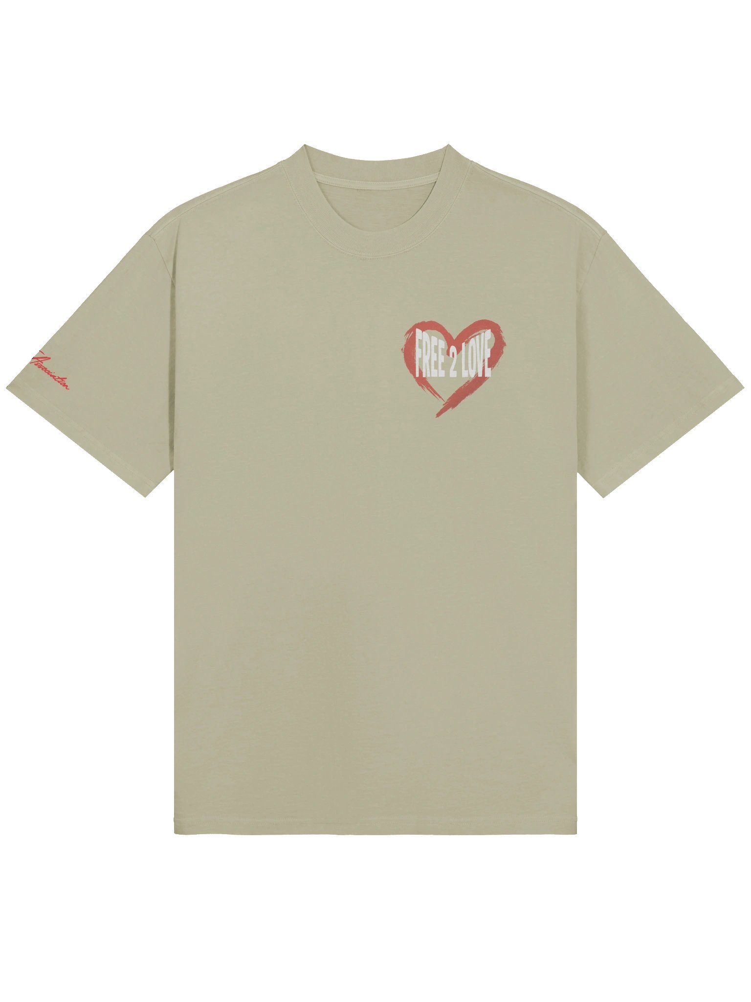 Free 2 Love Faded T-Shirt product image (1)