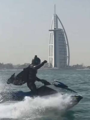 Batman in Dubai 🦇🖤 #dubai #batman #moto #uae #dxb 