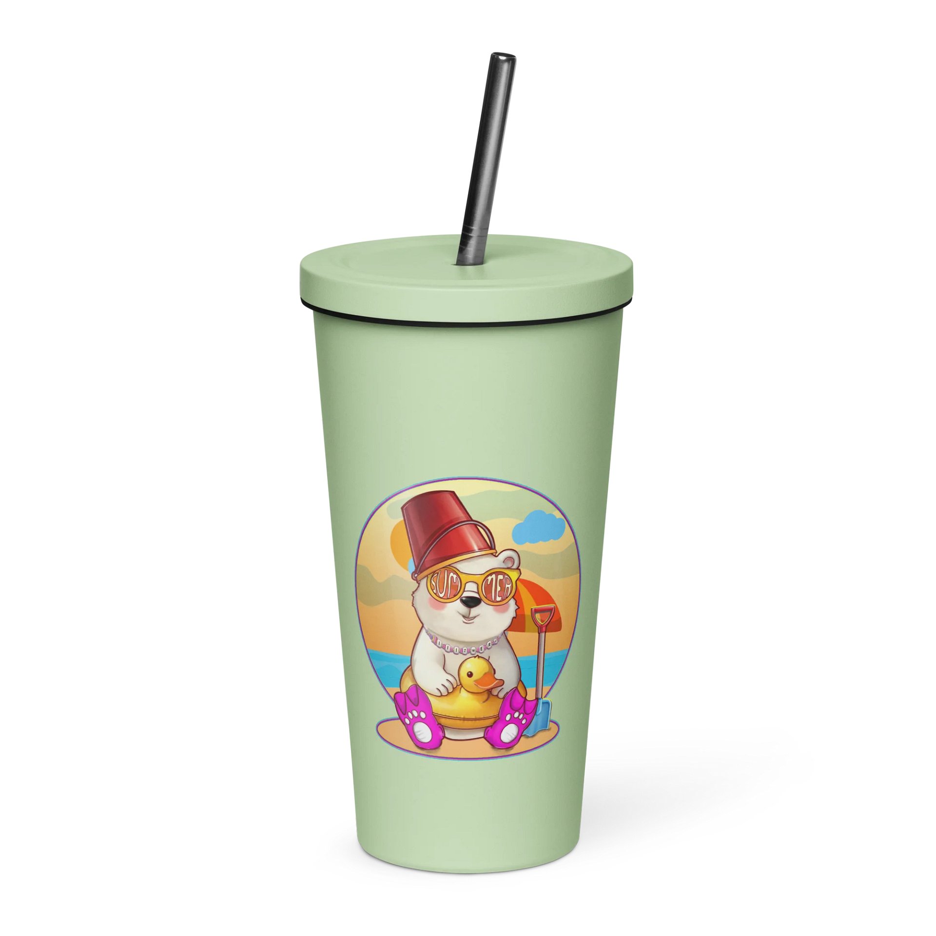 Tumbler Beach Bear Sunset product image (3)