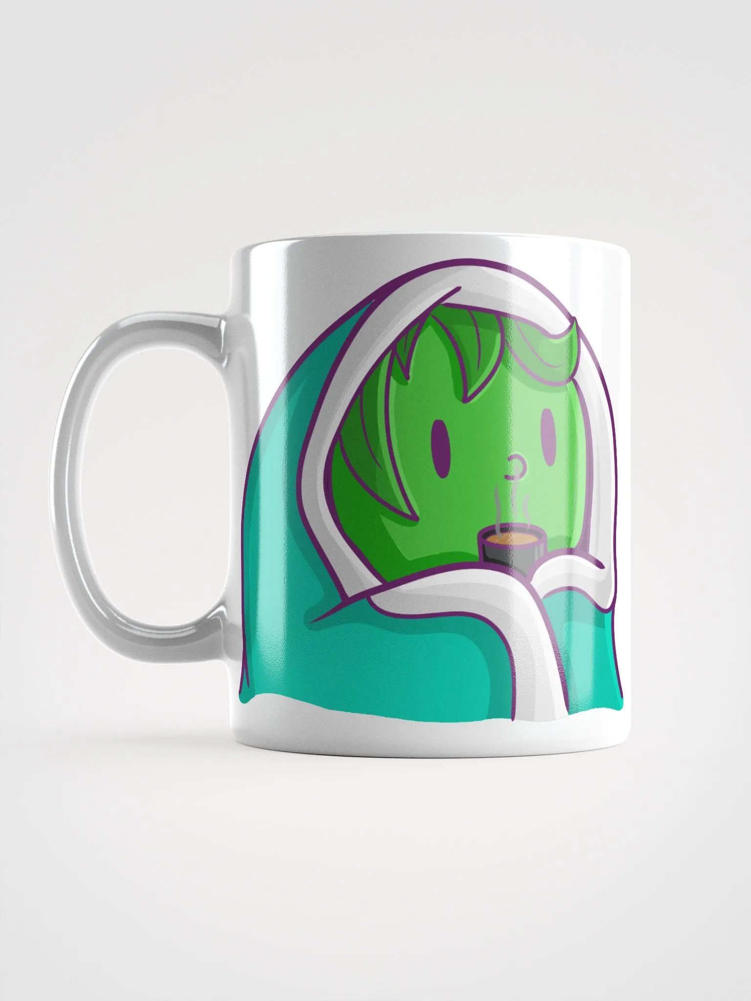 Teal Rose Cuddler Mug | Art by Duck product image (6)