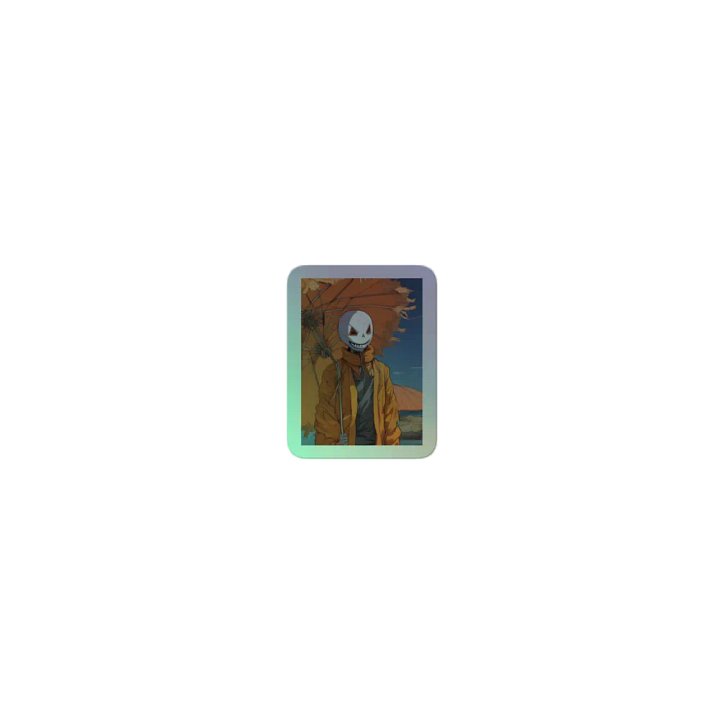 Jack-O'-Lantern Umbrella Holographic Sticker Sheet product image (2)
