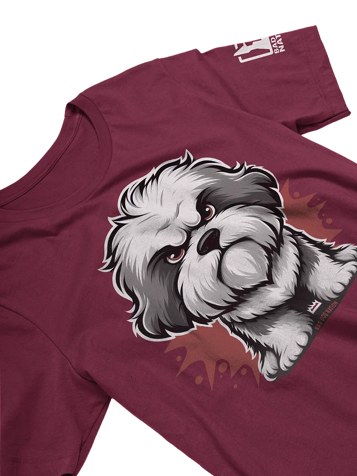 Old English Sheepdog Angry Pup - Premium Unisex T-shirt product image (5)