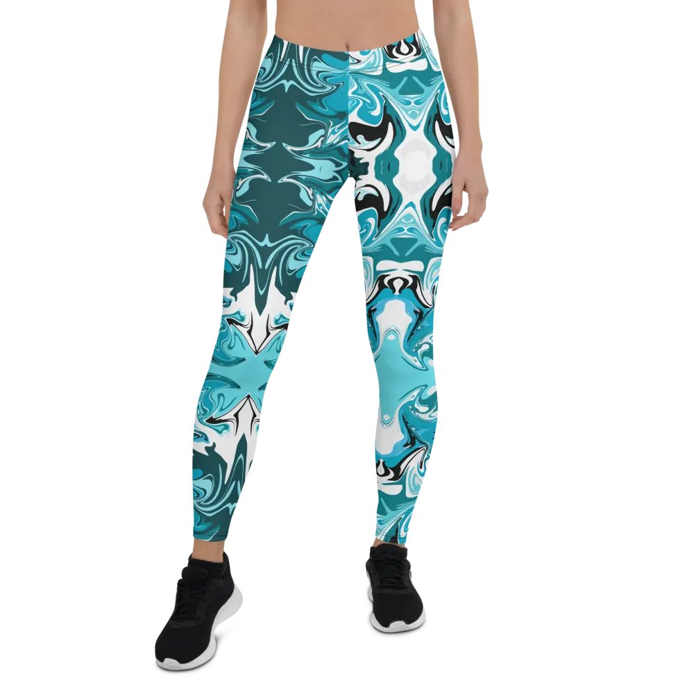 Blue Swirl Leggings product image (5)