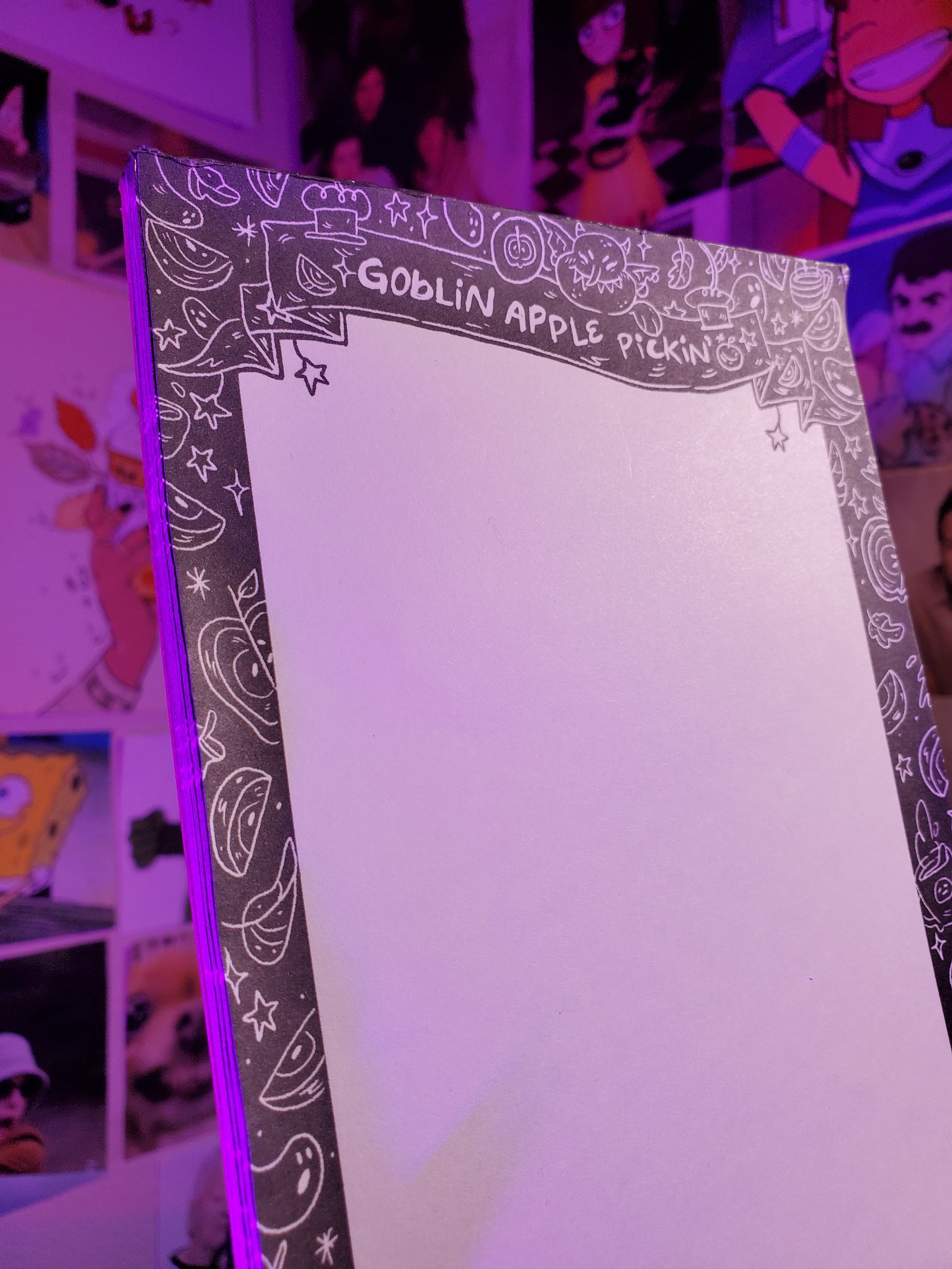 Goblin Apple Pickin' Notepad product image (1)