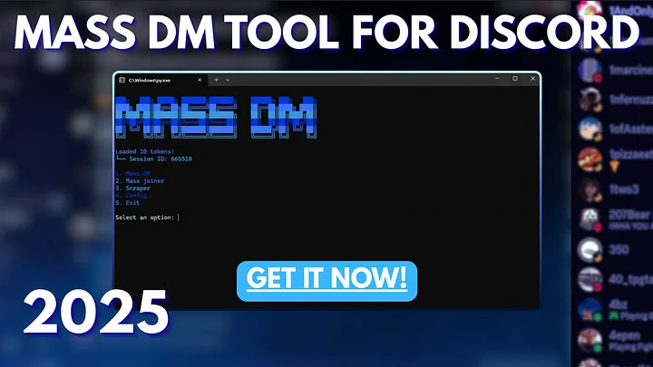 [⚡] Discord Mass DM Tool 2026 product image (1)