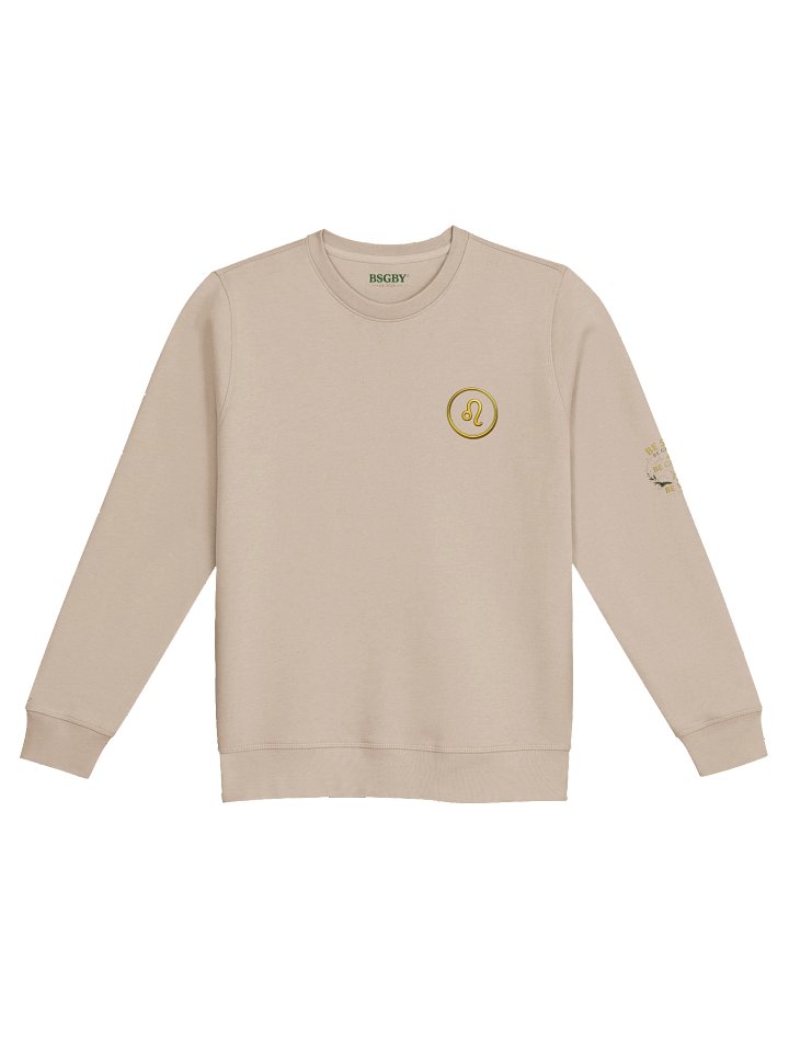 Leo “Born to Shine” Premium Zodiac Crewneck product image (1)