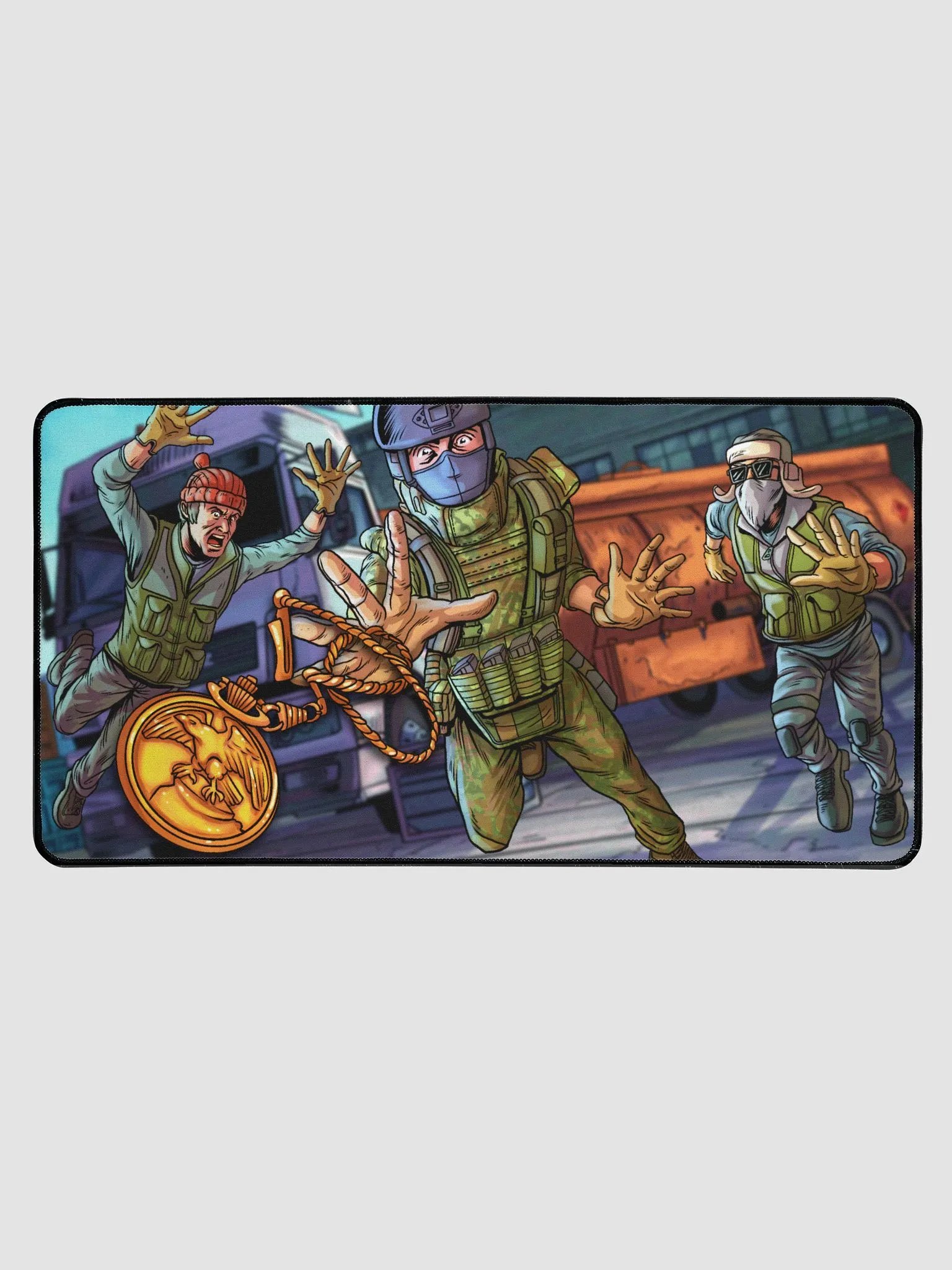 'Pocket Watch' Desk Mat (15.5" x 31.5") product image (1)