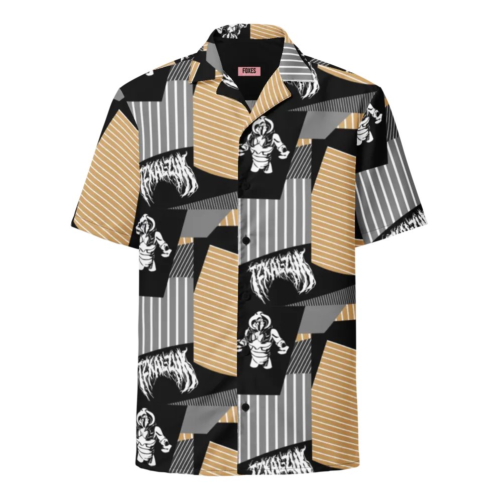 Zuk Patchwork Button Up (Beige) product image (1)