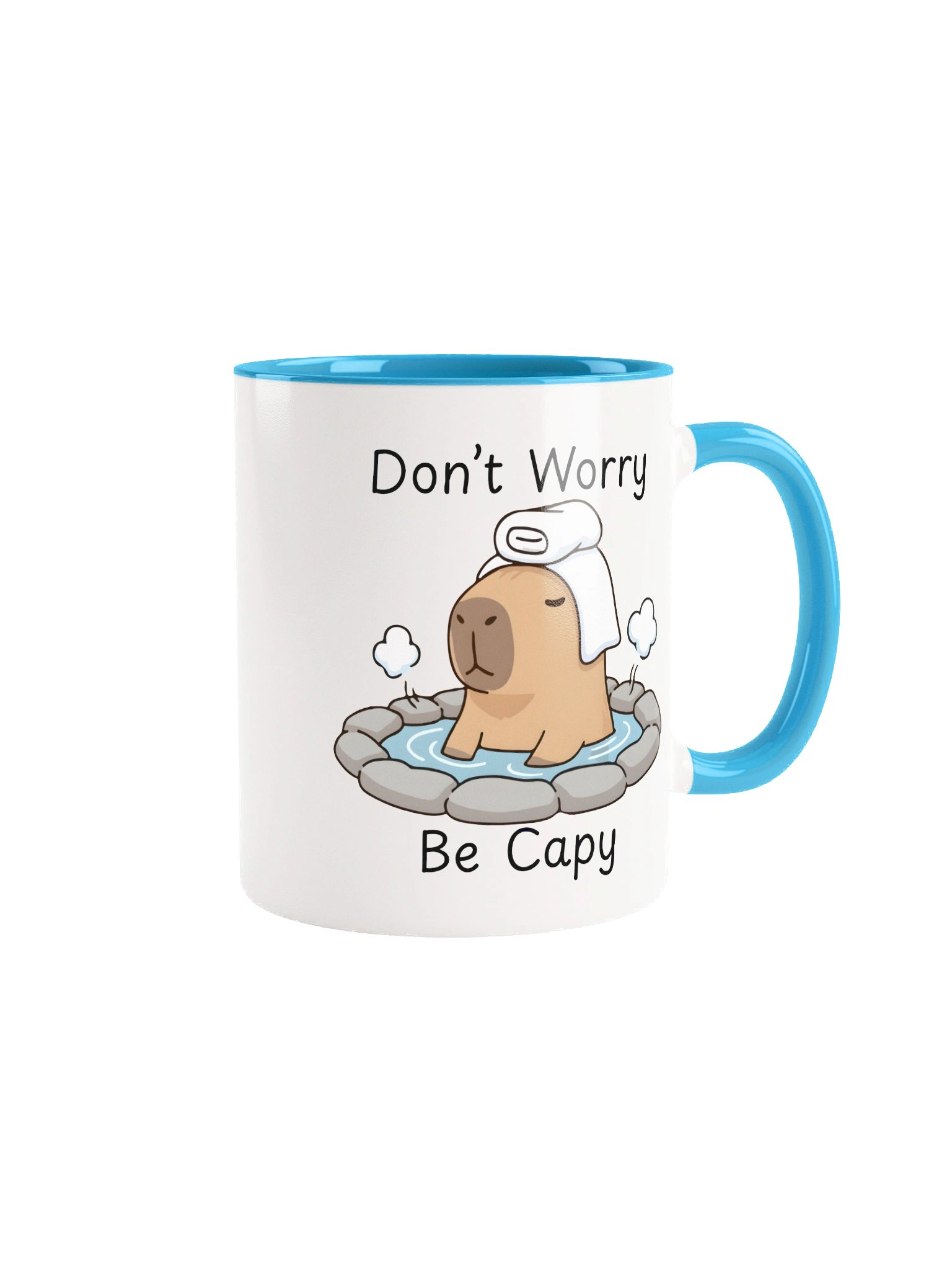 Don't Worry Be Capy Ceramic Mug product image (1)