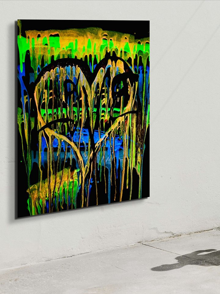 Graffiti Heart Glow Gallery Canvas Print product image (2)