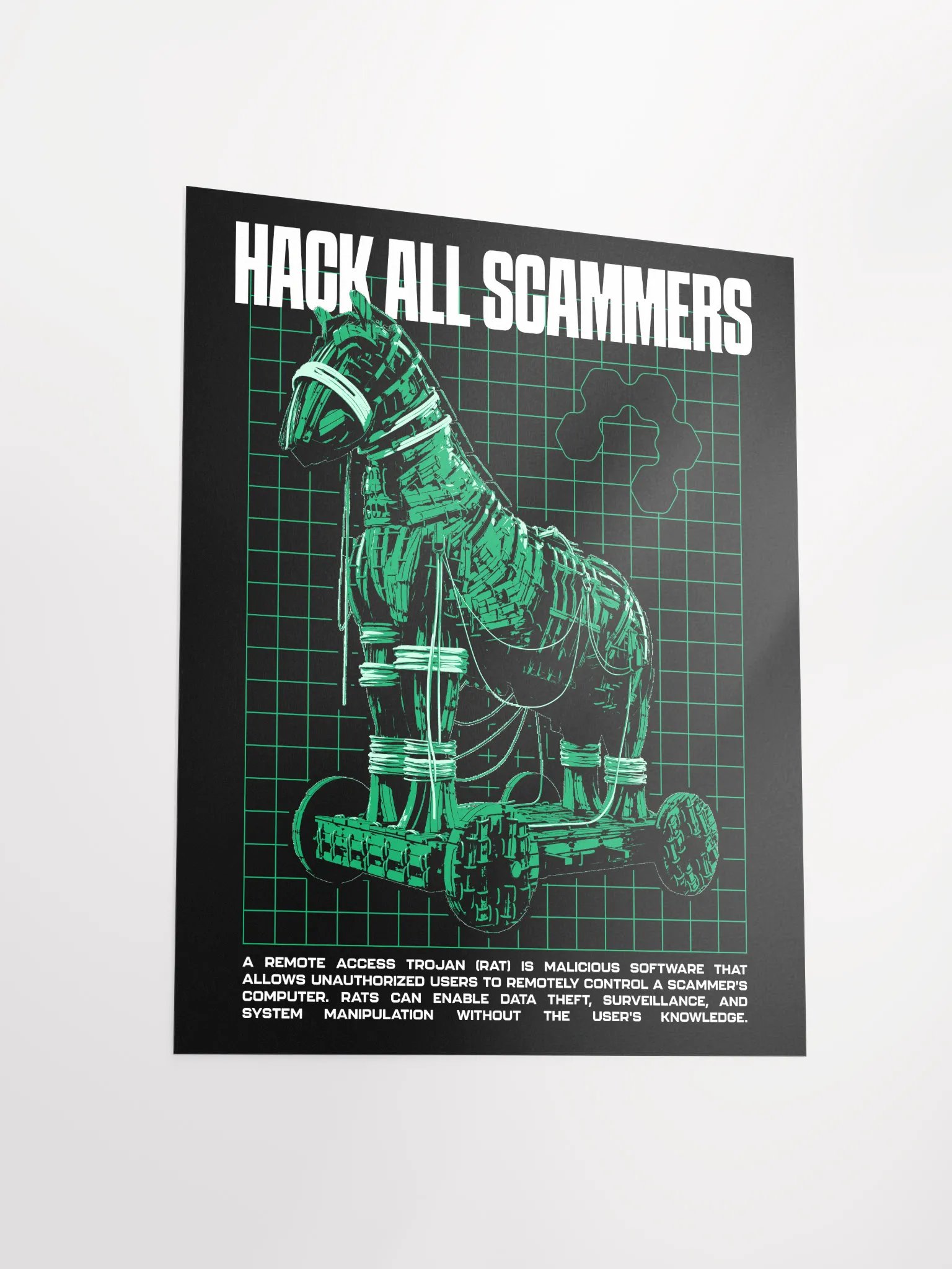 Hack All Scammers Poster product image (3)