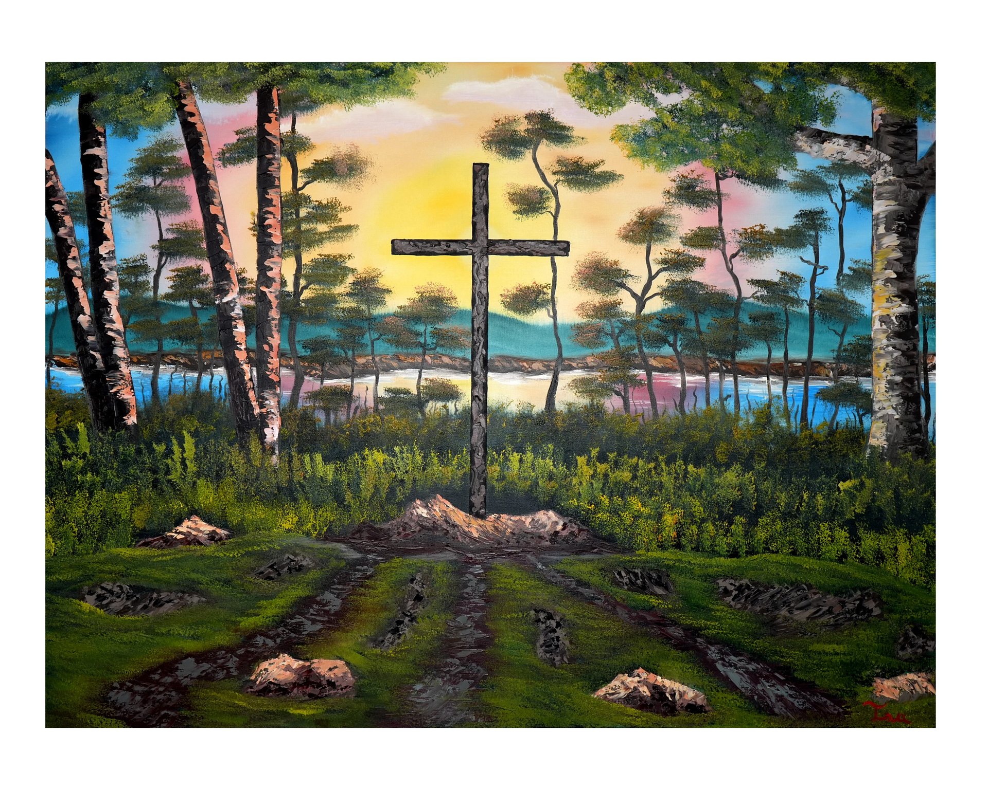 The Prayer Mountain View - Matte Poster Print product image (2)