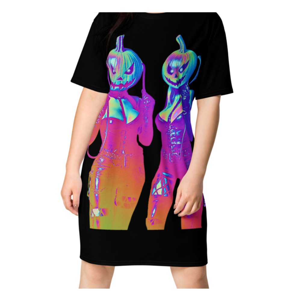 Men's Rainbow Freaky T-Shirt Dress product image (1)
