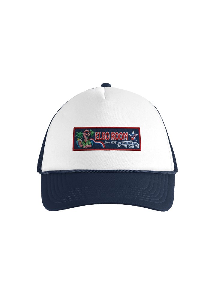 Elbo Room America 250 Merchandise Foam Trucker Hat | Retro Flamingo Edition product image (1)