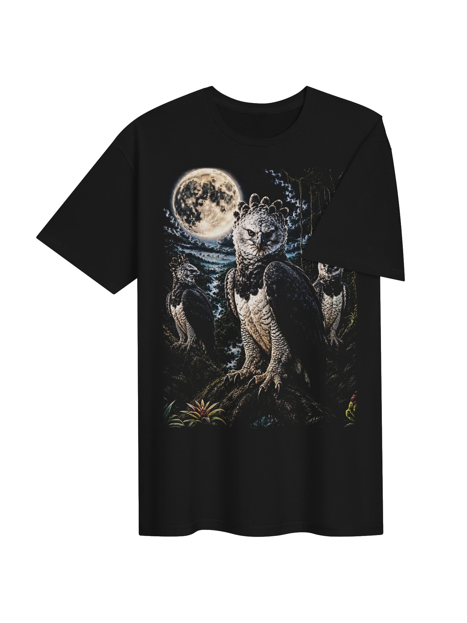 Harpy Eagle Howling Moon Tshirt | Legendary Wildlife Shirt product image (3)