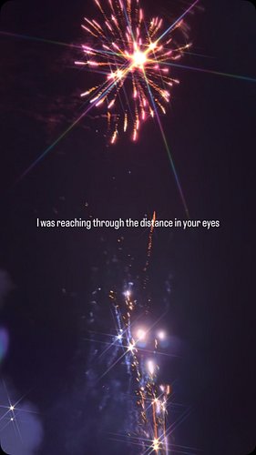 You were cutting out in the parts where we were real…. #promises