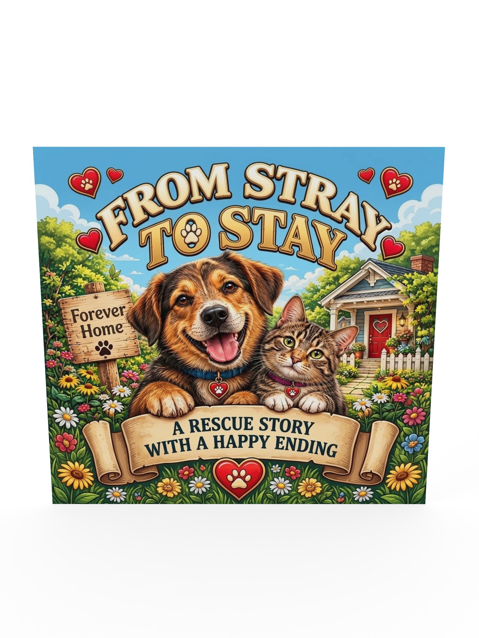 From Stray to Stay Rescue Poster product image (5)