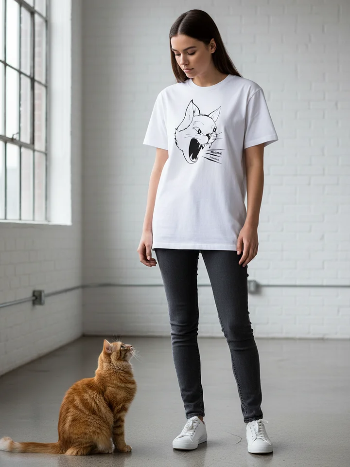 CORE // Cat Logo T-shirt White product image (2)