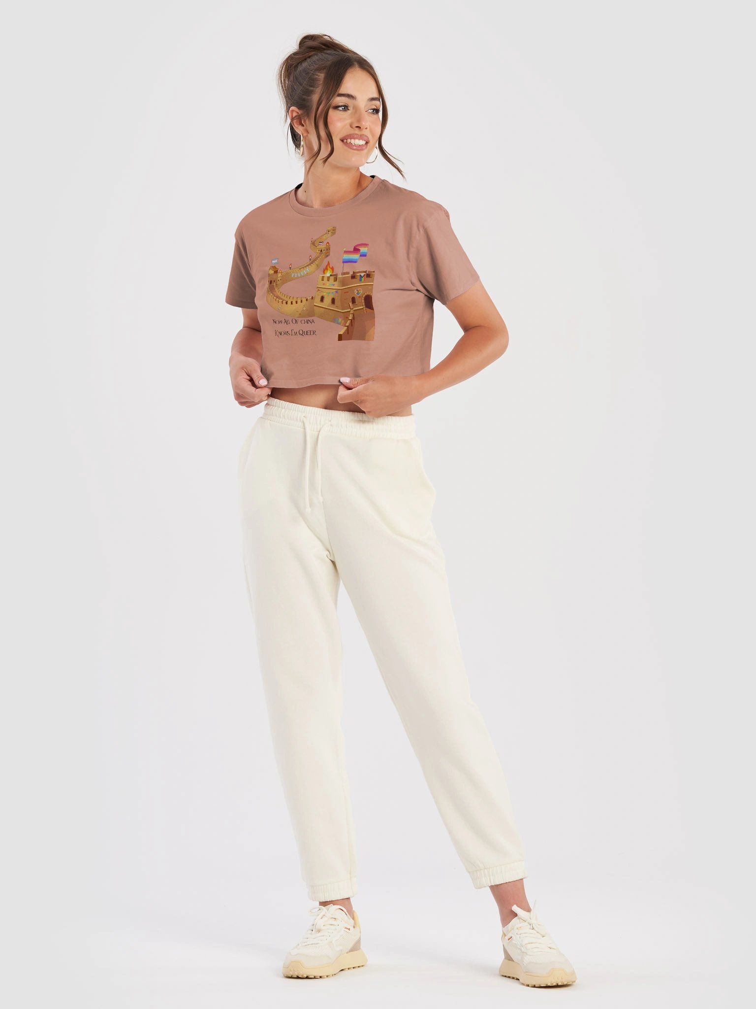 Now All Of China Knows I'm Queer Crop Top product image (3)