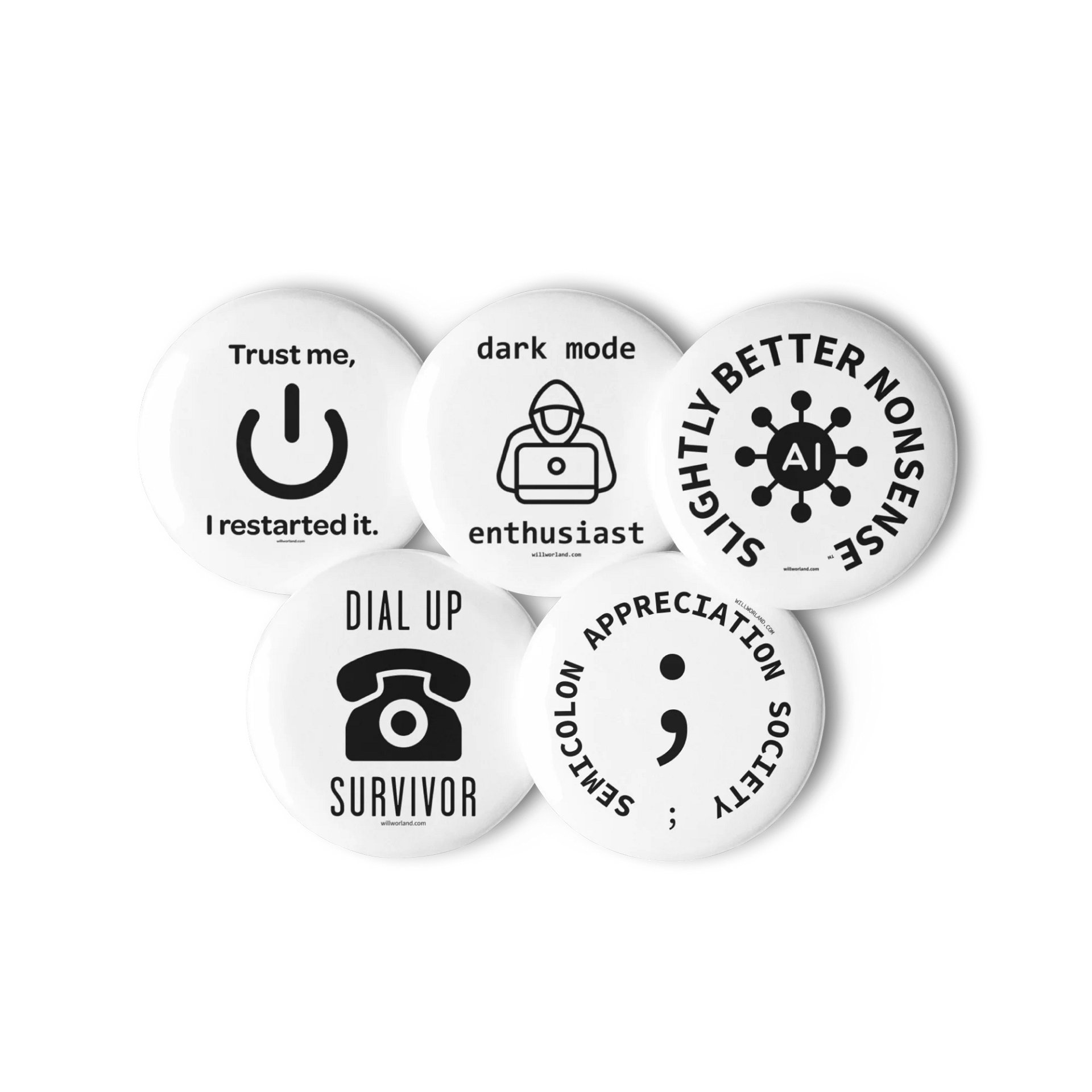 Enamel Pin Pack — “Tech Life Essentials” product image (3)