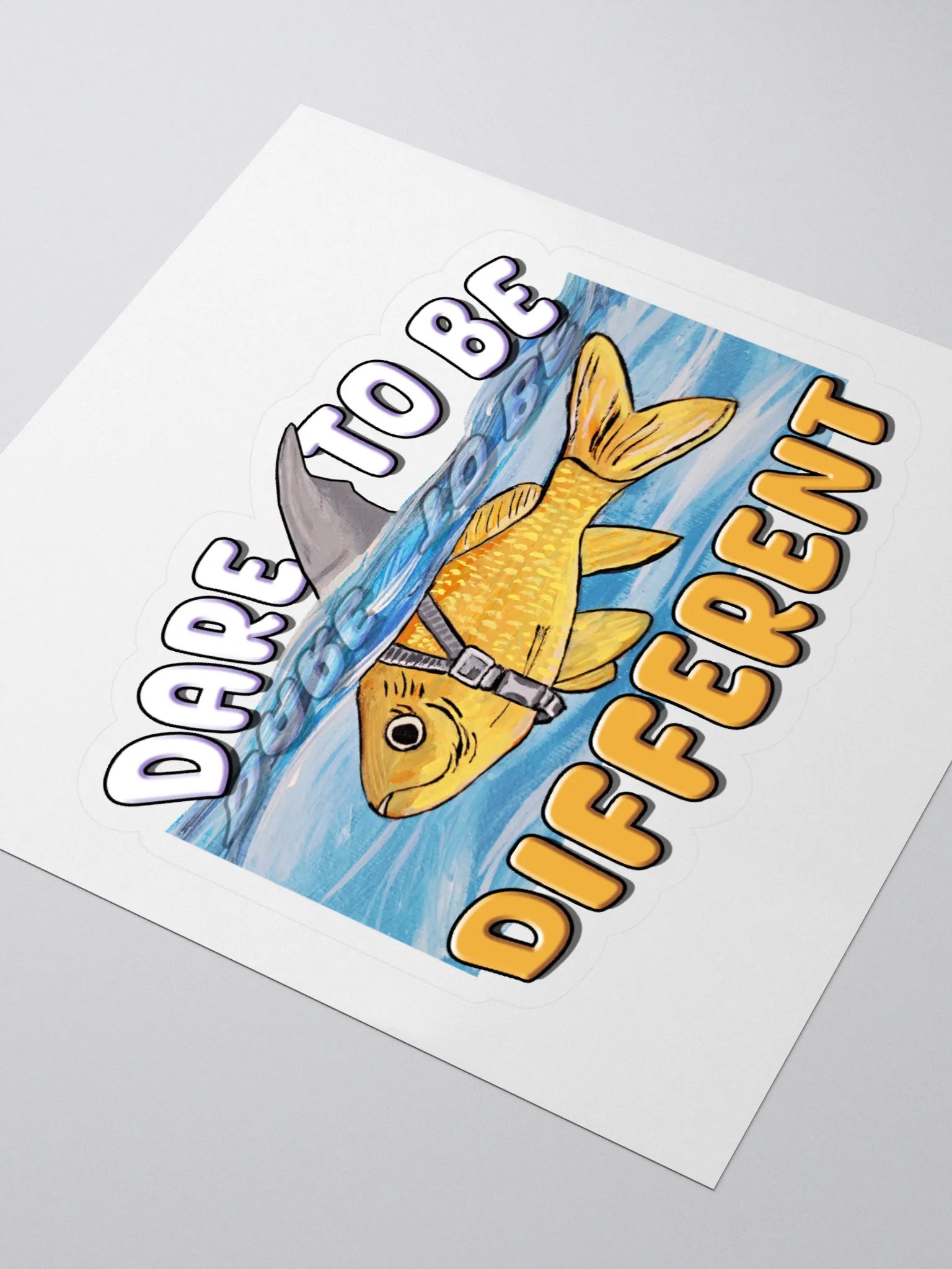 "Dare to be Different" Sticker product image (3)