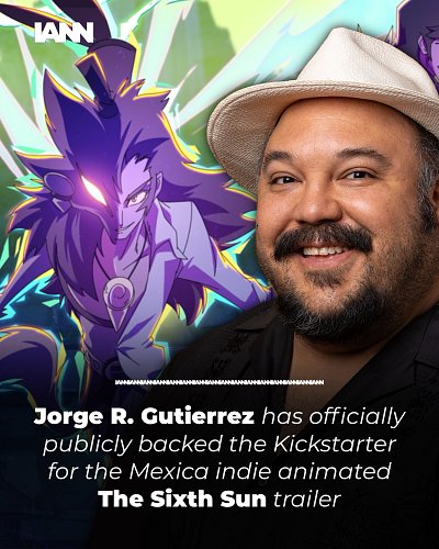 Jorge R. Gutierrez (@mexopolis) has publicly backed the Kickstarter for The Sixth Sun’s indie animated trailer! 

The Sixth S...