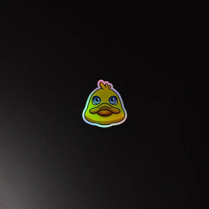 DUCK (HOLO) Sticker product image (2)