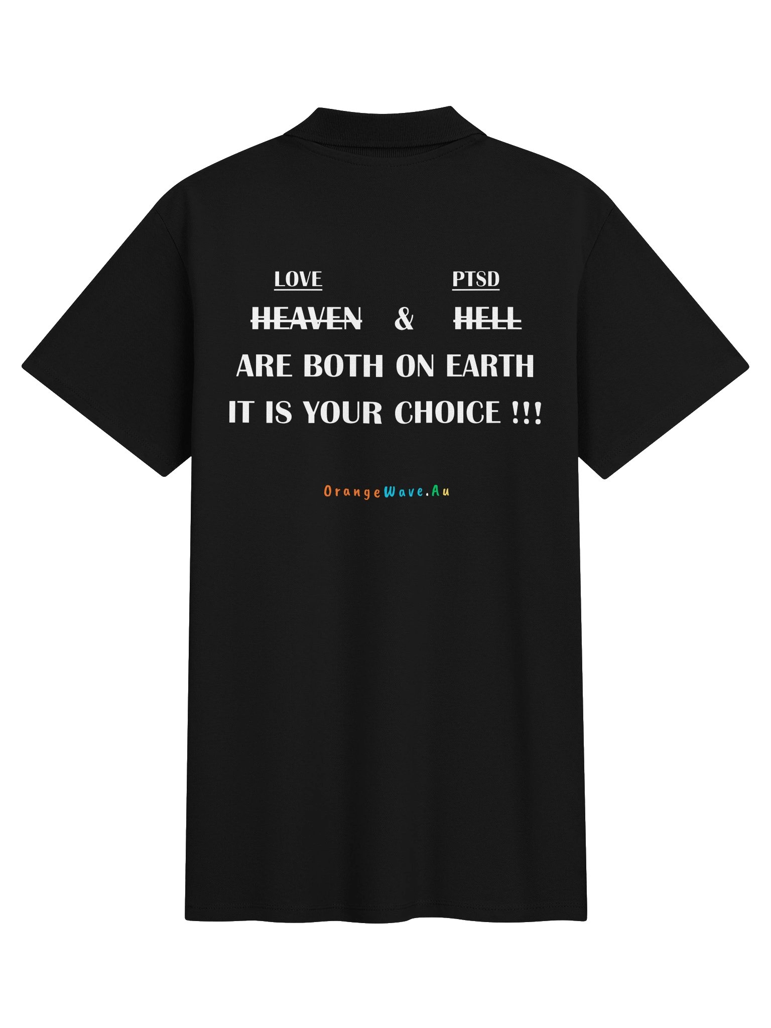 Heaven & Hell are both on Earth Polo product image (2)